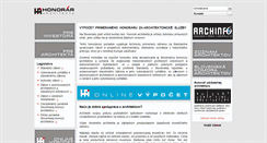 Desktop Screenshot of honorar.sk